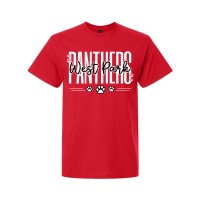 West Park Panther Script T-Shirt